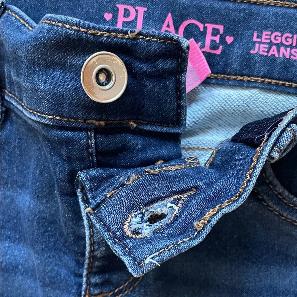 THE CHILDREN’S PLACE UEC Girls Size 10 Dark Blue Jean leggings